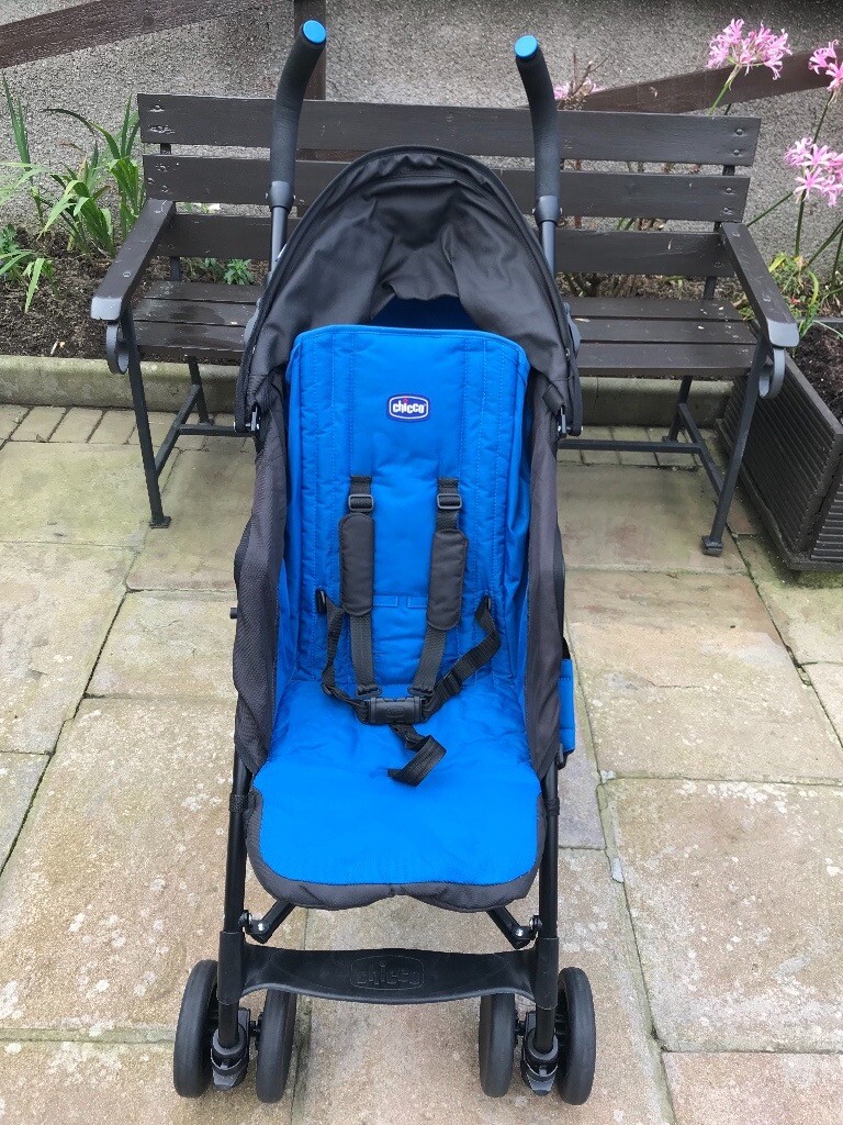 chicco echo stroller blue